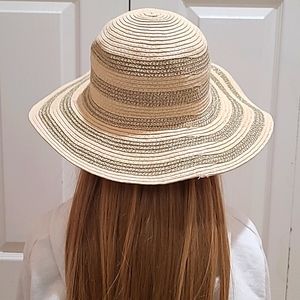 Floppy Sun Hat Toddler One Size, Cream & Gold, Target